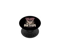 The Lord Guides Our Steps Proverbs 16:9 Bible Verse PopSockets Adhesive PopGrip