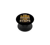 The Lord Guides Our Steps Proverbs 16:9 Bible Verse PopSockets Adhesive PopGrip