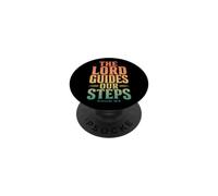 The Lord Guides Our Steps Proverbs 16:9 Bible Verse PopSockets Adhesive PopGrip
