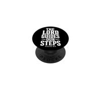 The Lord Guides Our Steps Proverbs 16:9 Bible Verse PopSockets Adhesive PopGrip