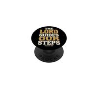 The Lord Guides Our Steps Proverbs 16:9 Bible Verse PopSockets Adhesive PopGrip