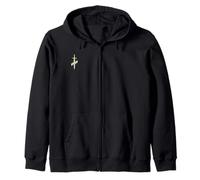 The Lord Is a Mighty Warrior Bible Verse Christian Apparel Zip Hoodie