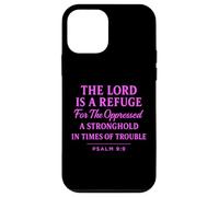 The Lord Is a Refuge Psalm 9:9 Bible Verse Faith Scripture Case for iPhone 12 mini
