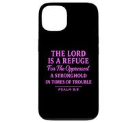 The Lord Is a Refuge Psalm 9:9 Bible Verse Faith Scripture Case for iPhone 13