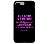 The Lord Is a Refuge Psalm 9:9 Bible Verse Faith Scripture Case for iPhone 7 Plus/8 Plus
