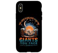 The Lord Is Greater Than The Giants You Face Case for iPhone X/XS