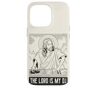 The Lord is my DJ - Funny Jesus God DJ Retro Rave Case for iPhone 13 Pro