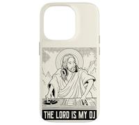 The Lord is my DJ - Funny Jesus God DJ Retro Rave Case for iPhone 14 Pro