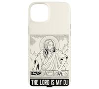 The Lord is my DJ - Funny Jesus God DJ Retro Rave Case for iPhone 15 Plus