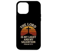 The Lord Is My Light and My Salvation Psalm 27:1 Christian Case for iPhone 12 Pro Max