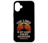 The Lord Is My Light and My Salvation Psalm 27:1 Christian Case for iPhone 16 Plus
