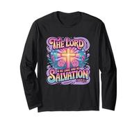 The Lord is My Light and My Salvation Psalm 27:1 Long Sleeve T-Shirt