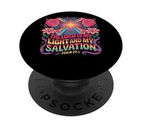 The Lord Is My Light And My Salvation Psalm 27:1 PopSockets Adhesive PopGrip