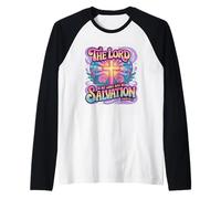 The Lord is My Light and My Salvation Psalm 27:1 Raglan Baseball Tee