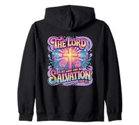 The Lord Is My Light And My Salvation Psalm 27:1 Zip Hoodie