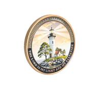The Lord is My Light and My Salvation Religious Challenge Coin, Psalm 27:1 Inspirational Token Christian Gift Faith Charm