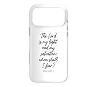 The Lord Is My Light and My Salvation Scripture Psalm 27:1 Case for iPhone 17 Pro Max