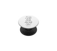The Lord Is My Light and My Salvation Scripture Psalm 27:1 PopSockets Adhesive PopGrip
