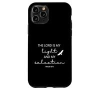 The Lord is my Light and Salvation Eagle Soar Bible Verse Case for iPhone 11 Pro