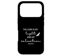 The Lord is my Light and Salvation Eagle Soar Bible Verse Case for iPhone 17 Pro