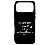 The Lord is my Light and Salvation Eagle Soar Bible Verse Case for iPhone 17 Pro Max