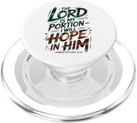 The Lord is My Portion - I Will Hope in Him PopSockets PopGrip for MagSafe