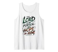 The Lord is My Portion - I Will Hope in Him Tank Top