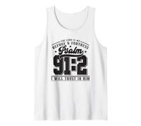 The Lord is My Refuge & Fortress - Psalm 91:2 Tank Top