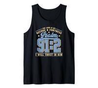 The Lord is My Refuge & Fortress - Psalm 91:2 Tank Top
