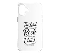 The Lord Is My Rock Psalm 18:2 Christian Faith Bible Verse Case for iPhone 16 Plus