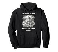 The Lord Is My Rock Psalm 18 2 Christian Faith Fortress Art Pullover Hoodie