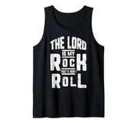 The Lord Is My Rock This Dad Prays Tank Top