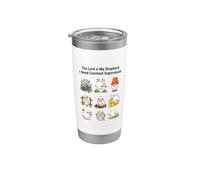 The Lord is My Shepard I Need Constant Supervision Stainless Steel Insulated Tumbler