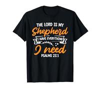 The Lord Is My Shepherd Bible Verse Faith Jesus Christ T-Shirt