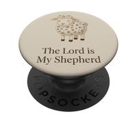 The Lord Is My Shepherd Cute Lamb Christian PopSockets Adhesive PopGrip