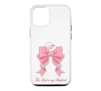 The Lord Is My Shepherd Cute Lamb Pink Coquette Bow Case for iPhone 12/12 Pro