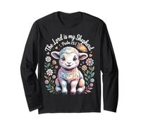 The Lord is My Shepherd Easter Lamb Psalm 23:1 Long Sleeve T-Shirt