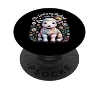 The Lord Is My Shepherd Easter Lamb Psalm 23:1 PopSockets Adhesive PopGrip