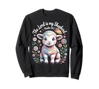 The Lord Is My Shepherd Easter Lamb Psalm 23:1 Sweatshirt
