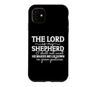 The Lord is My Shepherd Faith Bible Quote Uplifting Message Case for iPhone 11