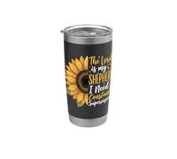 The Lord is My Shepherd I Need Constant Supervision Stainless Steel Insulated Tumbler