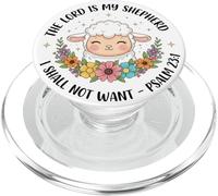 The Lord Is My Shepherd, I Shall Not Wait - Psalms 23:1 PopSockets PopGrip for MagSafe
