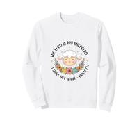 The Lord Is My Shepherd, I Shall Not Wait - Psalms 23:1 Sweatshirt