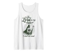 The Lord is My Shepherd I Shall Not Want Jesus Christ God Tank Top