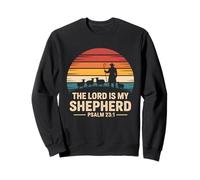 The Lord Is My Shepherd Psalm 23:1 Bible Verse Christian Sweatshirt