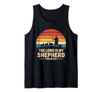 The Lord is My Shepherd Psalm 23:1 Bible Verse Christian Tank Top