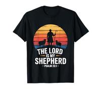 The Lord is My Shepherd Psalm 23:1 Bible Verse T-Shirt