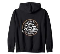 The Lord Is My Shepherd Psalm 23 1 Bible Verse Zip Hoodie