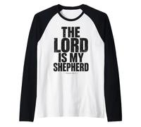 The Lord is My Shepherd Psalm 23:1 Christian Bible Verse Raglan Baseball Tee