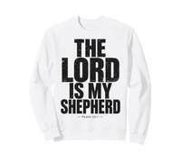 The Lord Is My Shepherd Psalm 23:1 Christian Bible Verse Sweatshirt